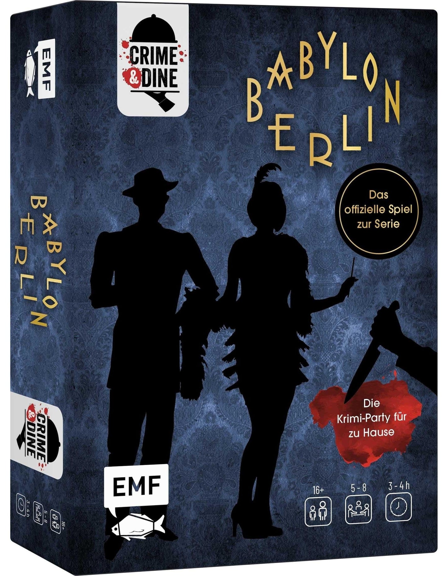 Edition Fischer Crime & Dine - Das Krimi-Dinner-Set: Babylon Berlin - Das offizielle Spiel zur Serie! (Deutsch, 2022, Business Elephant Paperdice Solutions GmbH)