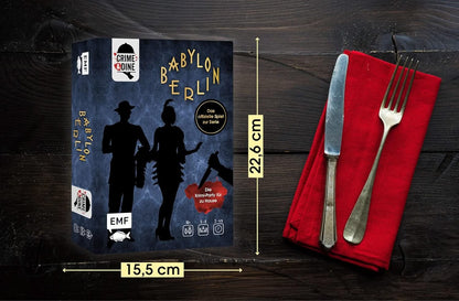 Edition Fischer Crime & Dine - Das Krimi-Dinner-Set: Babylon Berlin - Das offizielle Spiel zur Serie! (Deutsch, 2022, Business Elephant Paperdice Solutions GmbH)