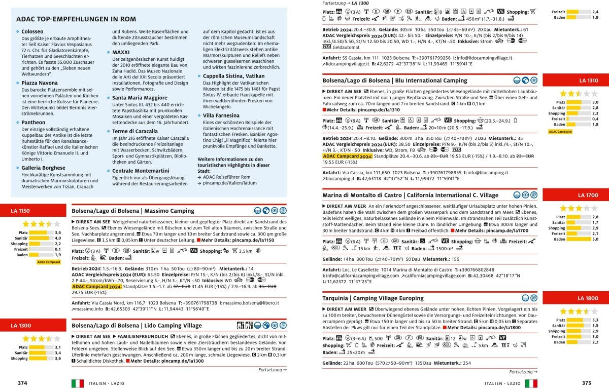 Adac Campingführer Südeuropa 2024 (Deutsch, 2023)