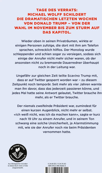 Rowohlt Berlin 77 Tage (Deutsch, 2021, Michael Wolff)