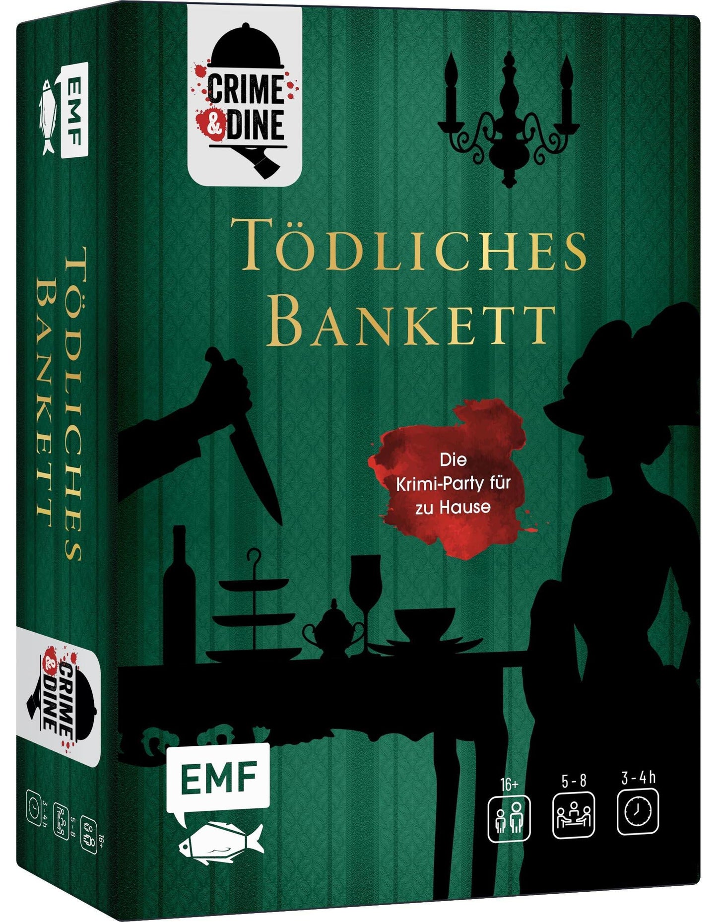 Edition Fischer Crime & Dine - Das Krimi-Dinner-Set: Tödliches Bankett (Deutsch, 2022, Business Elephant Paperdice Solutions GmbH)