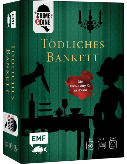 Edition Fischer Crime & Dine - Das Krimi-Dinner-Set: Tödliches Bankett (Deutsch, 2022, Business Elephant Paperdice Solutions GmbH)