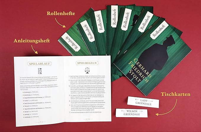 Edition Fischer Crime & Dine - Das Krimi-Dinner-Set: Tödliches Bankett (Deutsch, 2022, Business Elephant Paperdice Solutions GmbH)