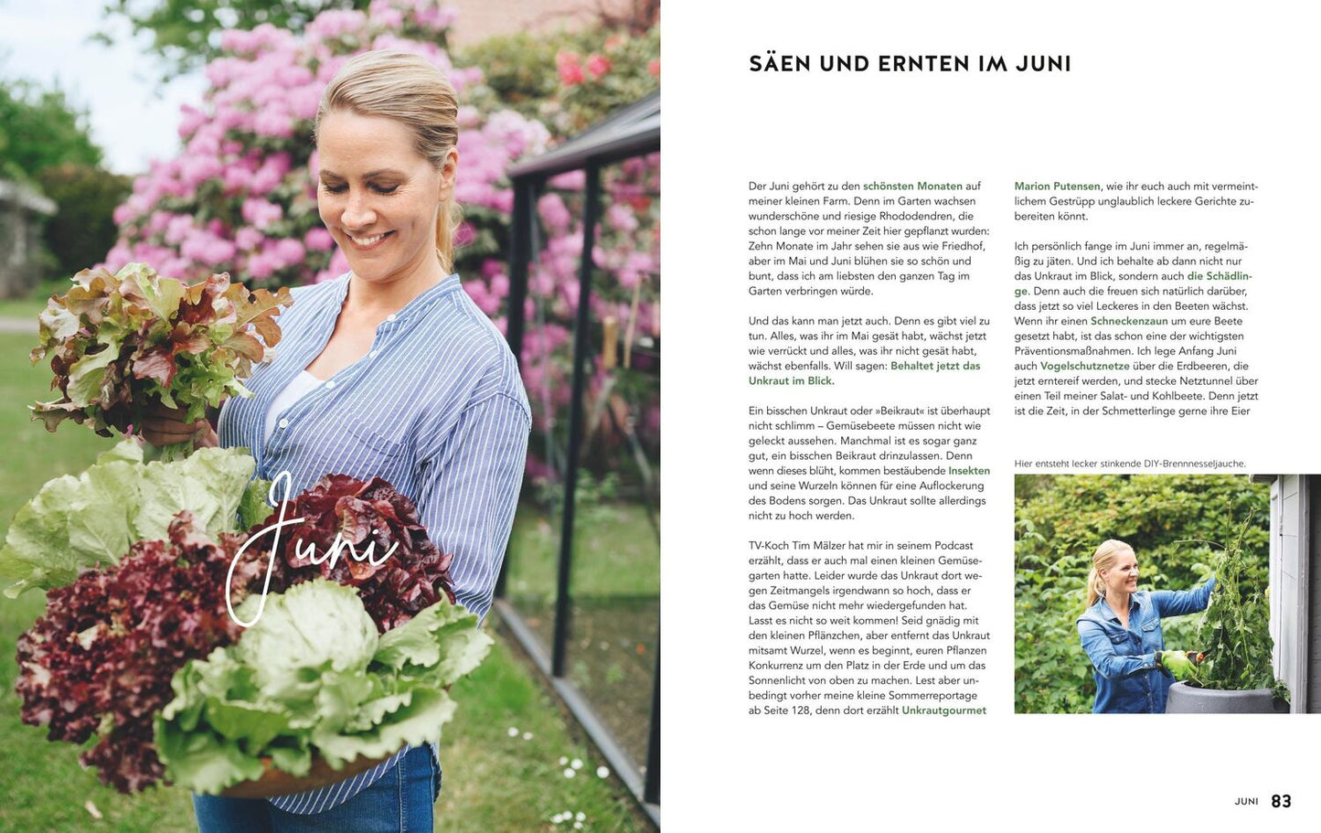 GU Homefarming: Das Kochbuch. Mit der eigenen Ernte durchs ganze Jahr (Deutsch, 2023, Judith Rakers)