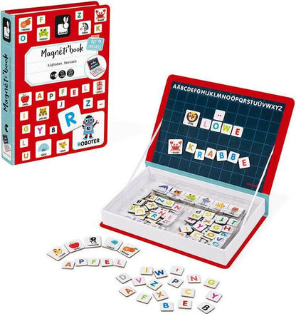 Magnetbuch ALPHABET 138-teilig