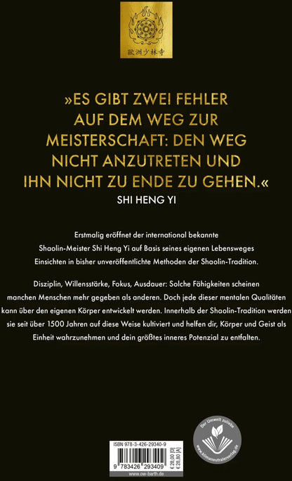 O.W. Barth Shaolin Spirit (Deutsch, 2023, Shi Heng Yi, Stefanie Koch)