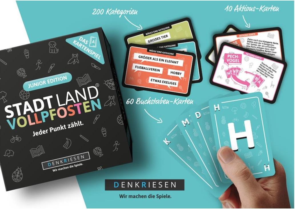 Denkriesen Stadt Land Vollpfosten - Jeder Punkt zählt