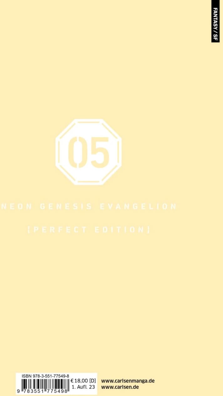 Carlsen Neon Genesis Evangelion - Perfect Edition 5 (Deutsch, 2023, Yoshiyuki Sadamoto, Antje Bockel)