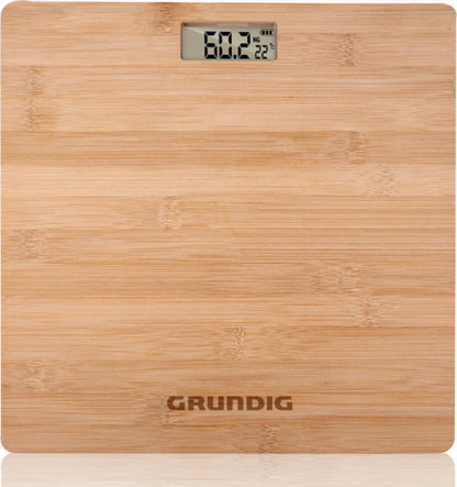 Grundig Personenwaage aus Bambus