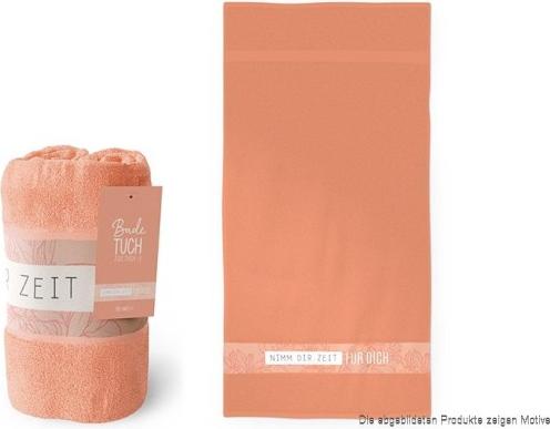 Lavida Badetuch Blüte orange (70 x 140 cm)