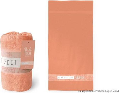 Lavida Badetuch Blüte orange (70 x 140 cm)
