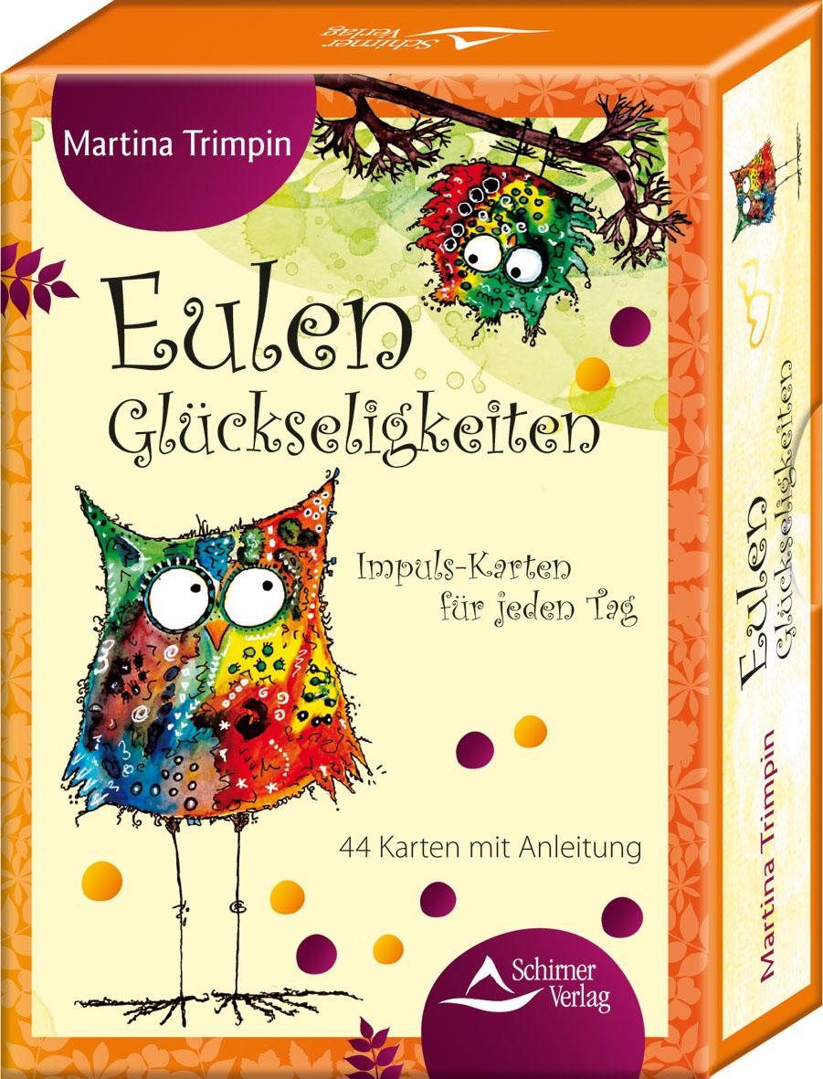 Schirner Eulen-Glückseligkeiten (Deutsch, 2017, Martina Trimpin)
