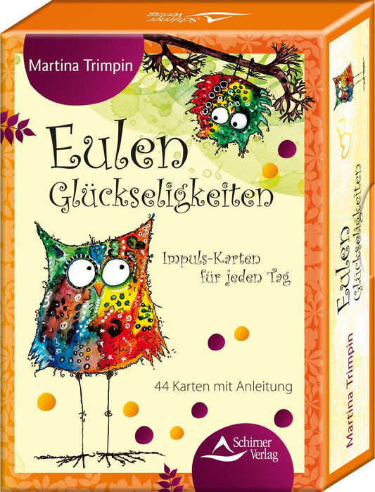 Schirner Eulen-Glückseligkeiten (Deutsch, 2017, Martina Trimpin)