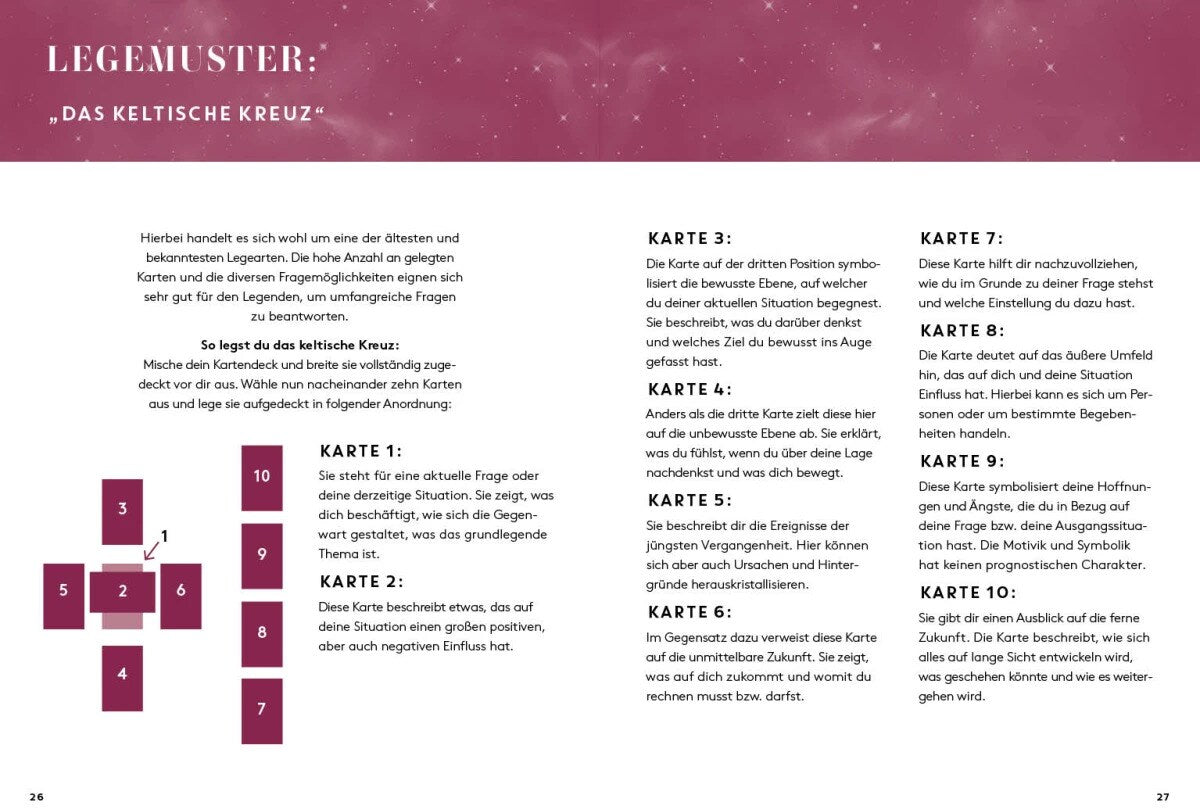 Edition Fischer Tarot Kartenset Dein Blick in die Zukunft (Deutsch, 2023)