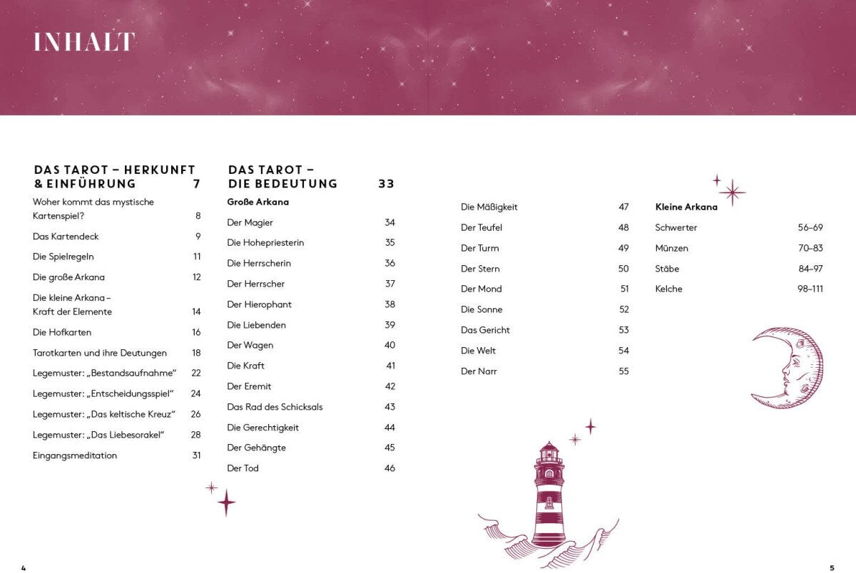 Edition Fischer Tarot Kartenset Dein Blick in die Zukunft (Deutsch, 2023)