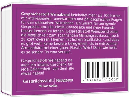 Kylskapspoesi Gesprächsstoff: Weinabend
