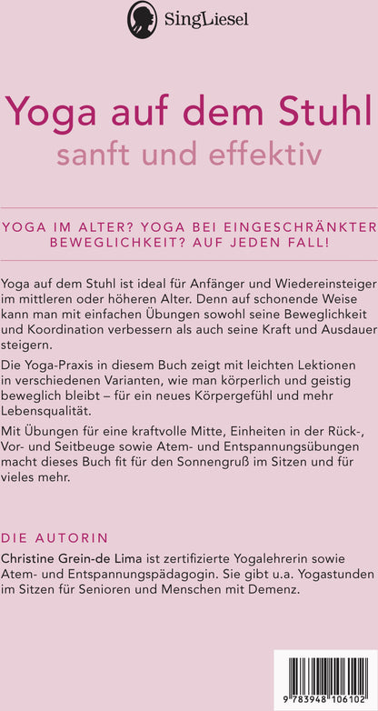 Singliesel Yoga auf dem Stuhl für Senioren (Deutsch, 2022, Christine Grein-de Lima)