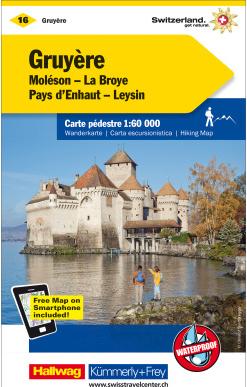 Kümmerli + Frey KÜMMERLY Wanderkarte 325902216 Gruyère-Moleson 1:60´000 (Französisch, Deutsch, Italienisch, 2022, Collectif)