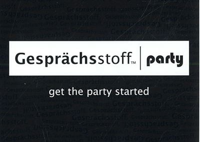 Kylskapspoesi Gesprächsstoff: Party