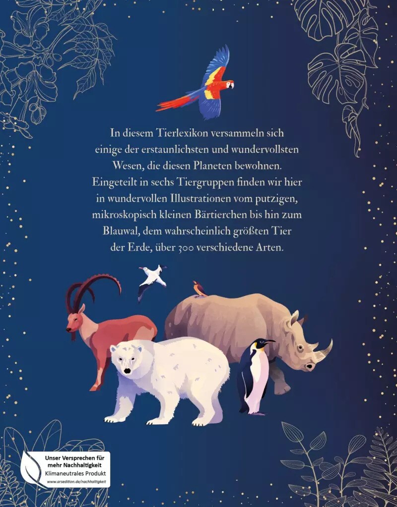 Ars Edition Das große Lexikon der Tiere (Deutsch, 2022, Jules Howard, Andreas Jäger, Jarom Vogel)