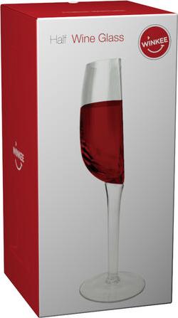 Halbes Weinglas