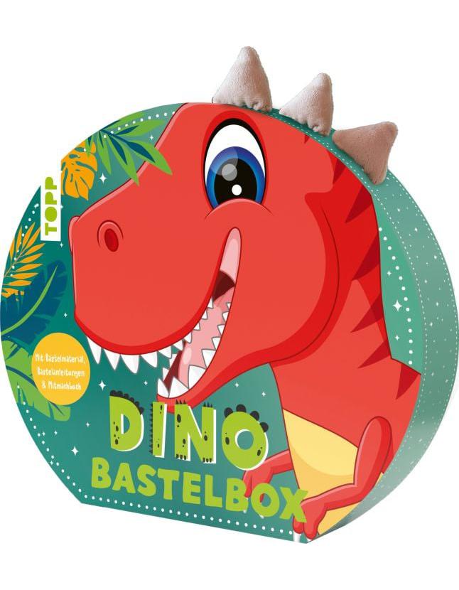 Dino-Bastelbox. Mit Anleitungen, Bastelmaterial und Mitmachbuch