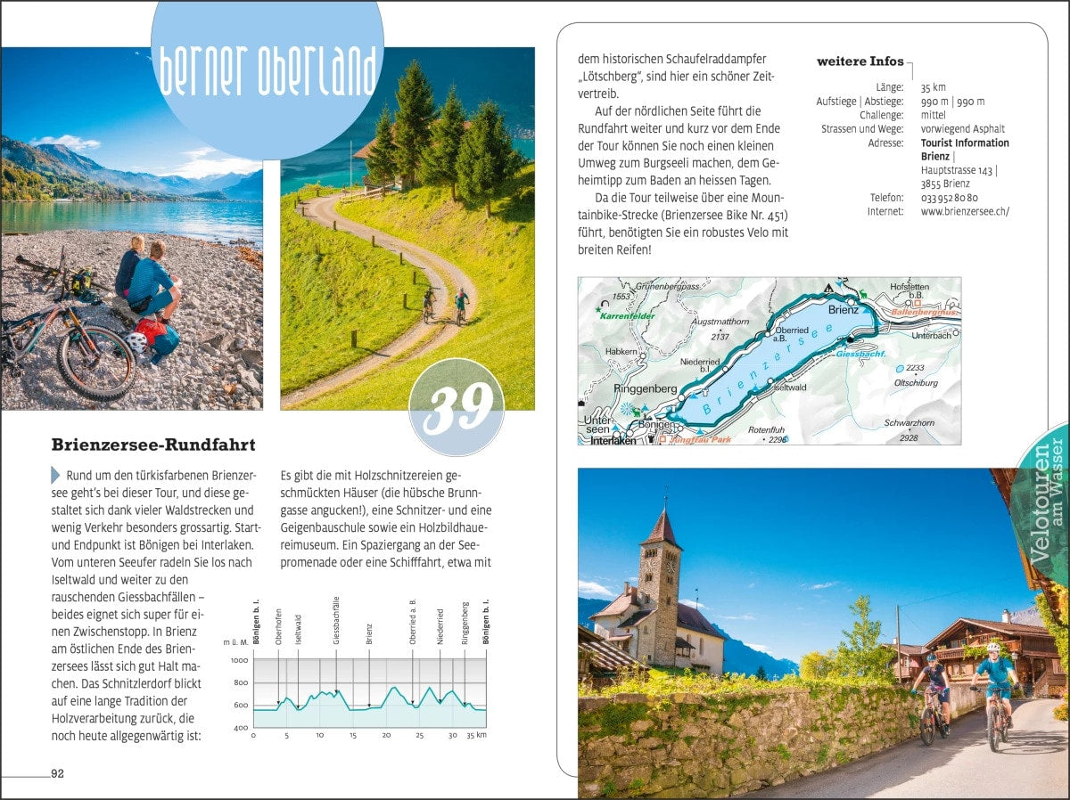 Hallwag Kümmerly+Frey Velotouren am Wasser Erlebnis Schweiz (Deutsch, 2021, Hallwag Kümmerly+Frey AG)