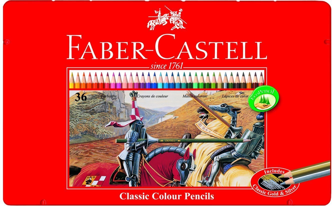 Faber-Castell Buntstift hexagonal 36er-Metalletui