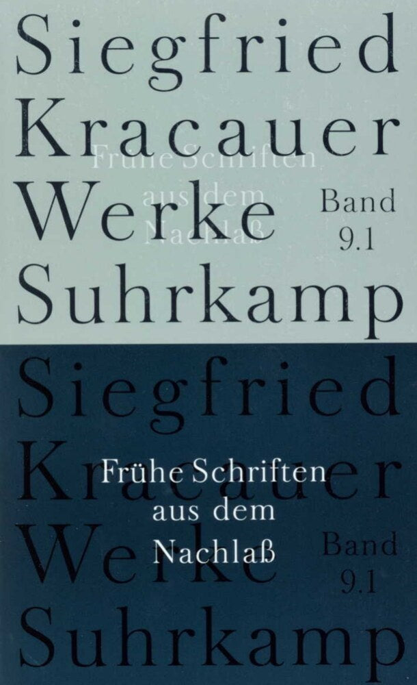 Werke in neun Bänden, 2 Teile (Siegfried Kracauer)