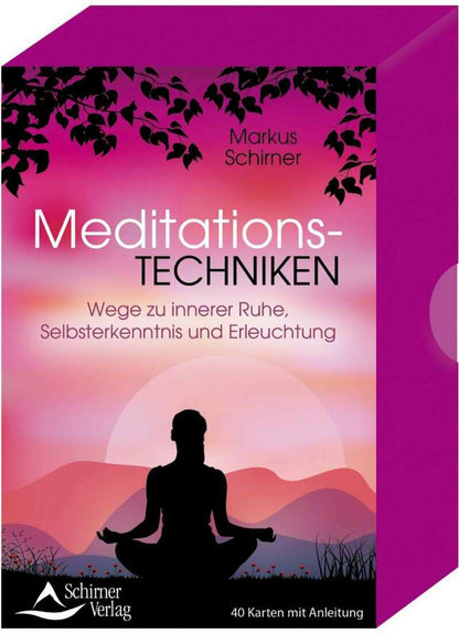 Schirner Meditationstechniken- Wege zu innerer Ruhe, Ausgeglichenheit, Selbsterkenntnis, Reflexion und (Deutsch, 2021, Markus Schirner)