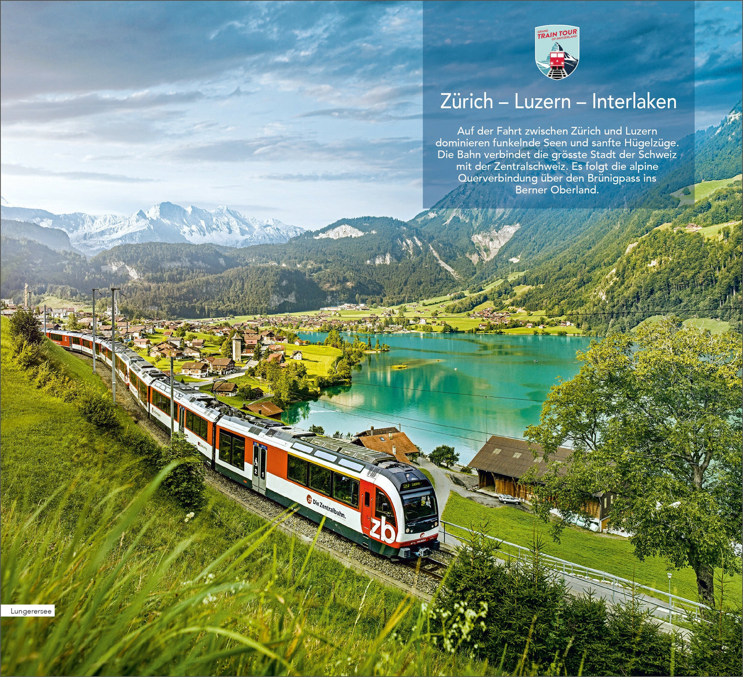 Hallwag Kümmerly+Frey Grand Train Tour of Switzerland (Deutsch, 2023, Hallwag Kümmerly+Frey AG, Roland Baumgartner)