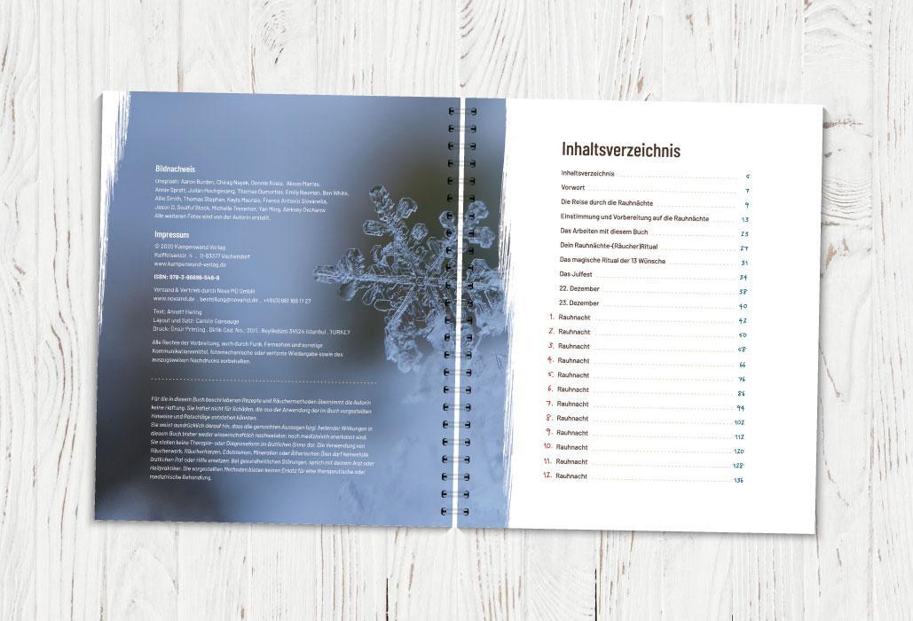 Nova MD Die Rauhnächte - Im Fluss der Zeiten: Ein Workbook für die 12 heiligen Nächte mit viel Raum für (Deutsch, 2019, Annett Hering)