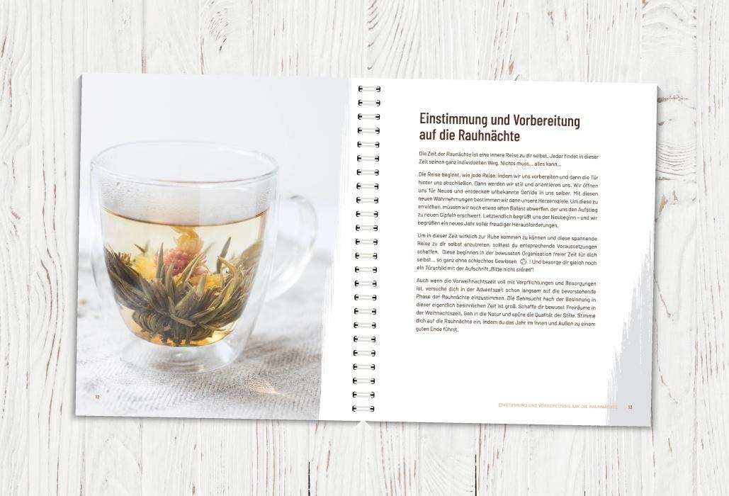 Nova MD Die Rauhnächte - Im Fluss der Zeiten: Ein Workbook für die 12 heiligen Nächte mit viel Raum für (Deutsch, 2019, Annett Hering)