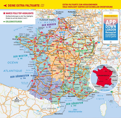 Marco Polo Reiseführer Frankreich (Deutsch, 2023, Barbara Markert, Hilke Maunder)