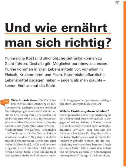 Stiftung Warentest Gut essen bei Gicht (Deutsch, 2021, Dagmar von Cramm)