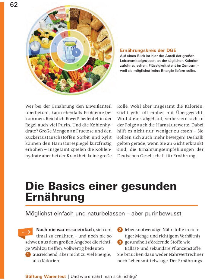 Stiftung Warentest Gut essen bei Gicht (Deutsch, 2021, Dagmar von Cramm)