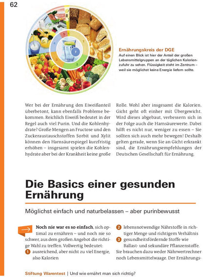 Stiftung Warentest Gut essen bei Gicht (Deutsch, 2021, Dagmar von Cramm)