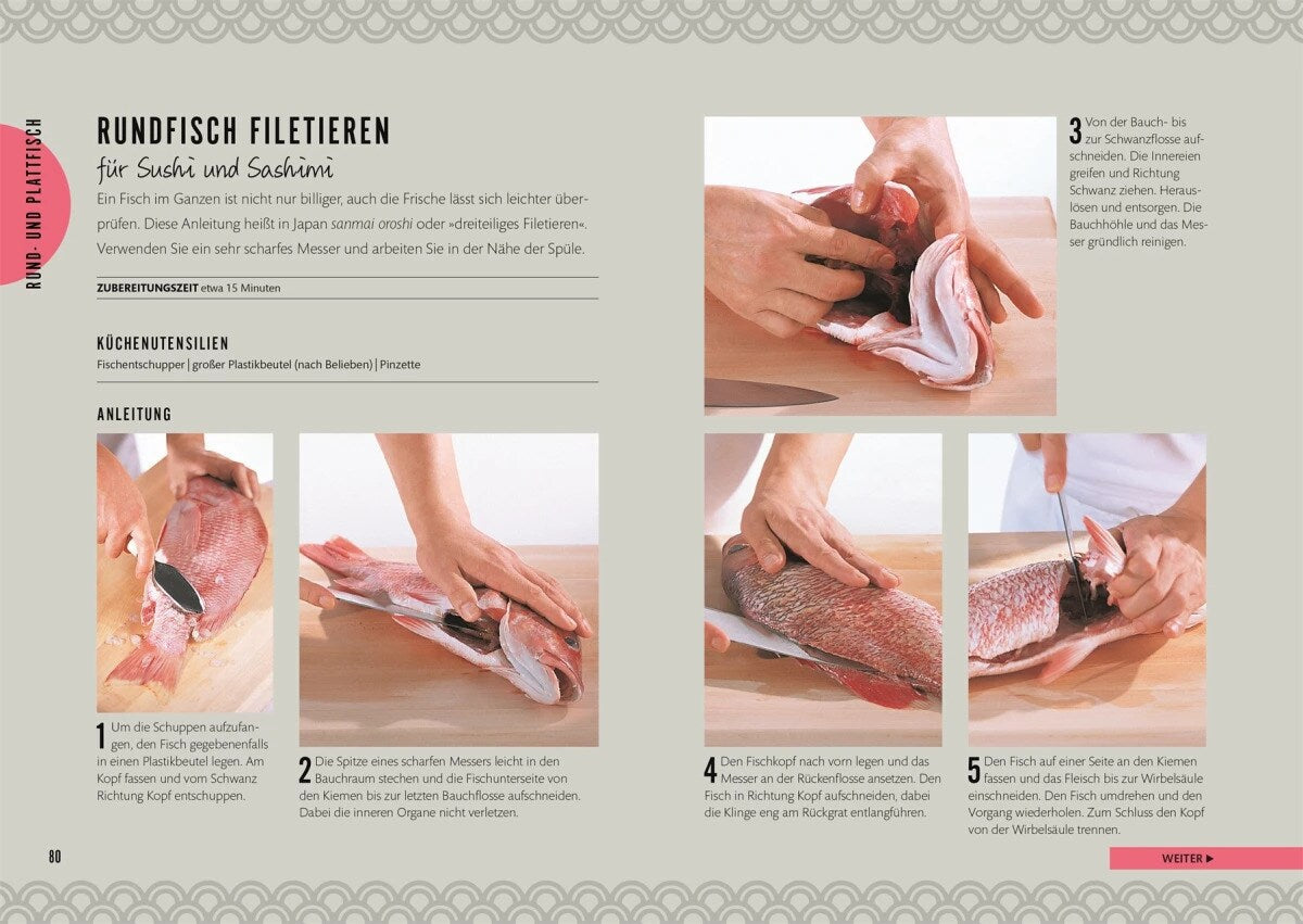 Dorling Kindersley Sushi (Deutsch, 2017, Kimiko Barber, Hiroki Takemura)