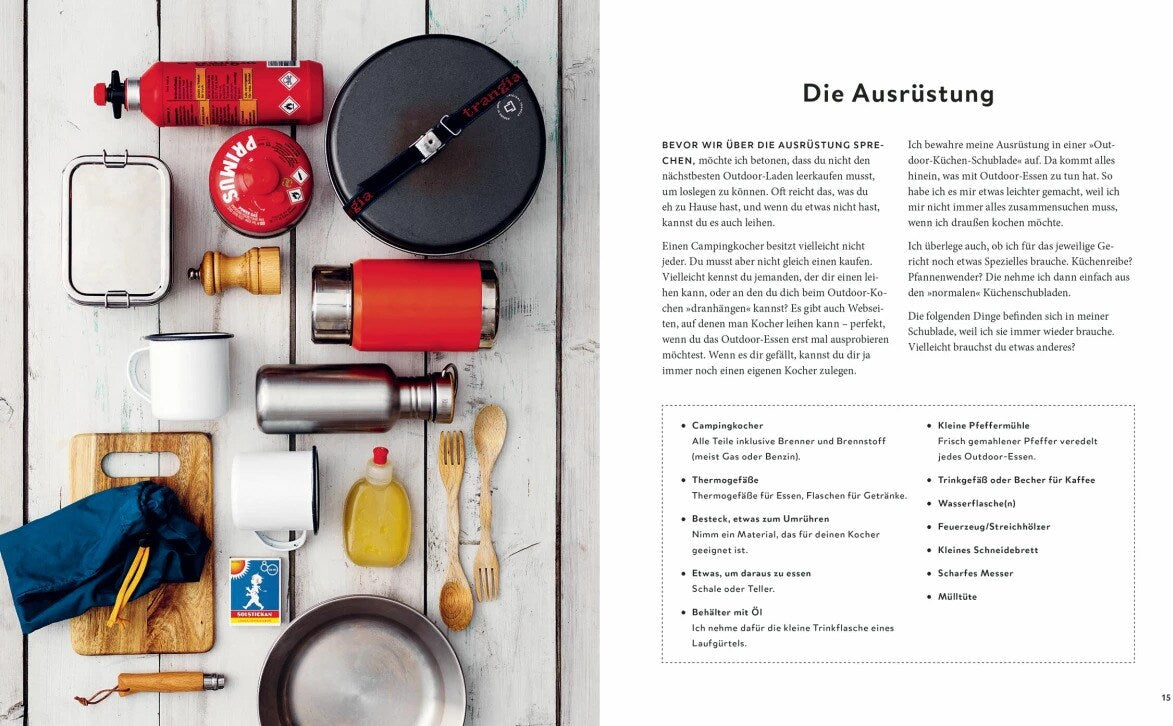 Südwest Nachhaltig Kochen für draußen und unterwegs (Deutsch, 2024, Hanna Olvenmark, Katrin Höller)