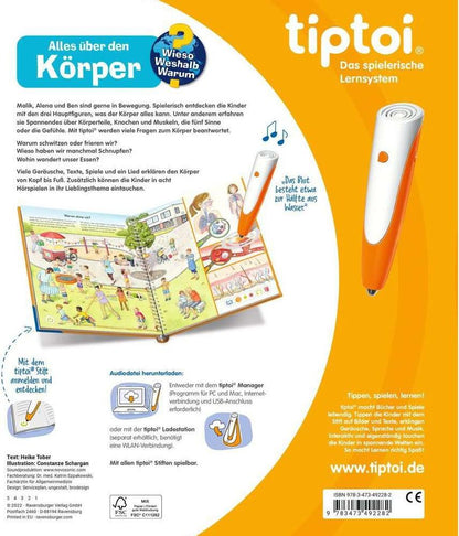 tiptoi tiptoi - Körper (Deutsch, 2022, Heike Tober, Constanze Schargan)