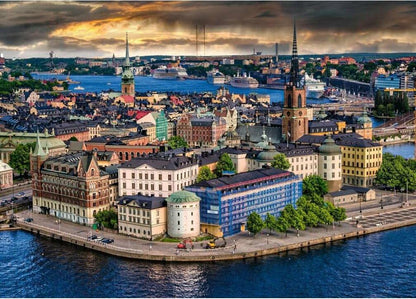 Ravensburger Puzzle Scandinavian Places 16742 - Stockholm, Schweden - 1000 Teile Puzzle für Erwachsene und Kinder ab 14 Jahren