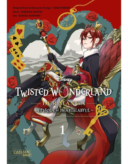 Carlsen Twisted Wonderland: Der Manga 1 (Deutsch, 2023, Wakana Hazuki, Disney, Dorothea Überall, Yana Tobono)