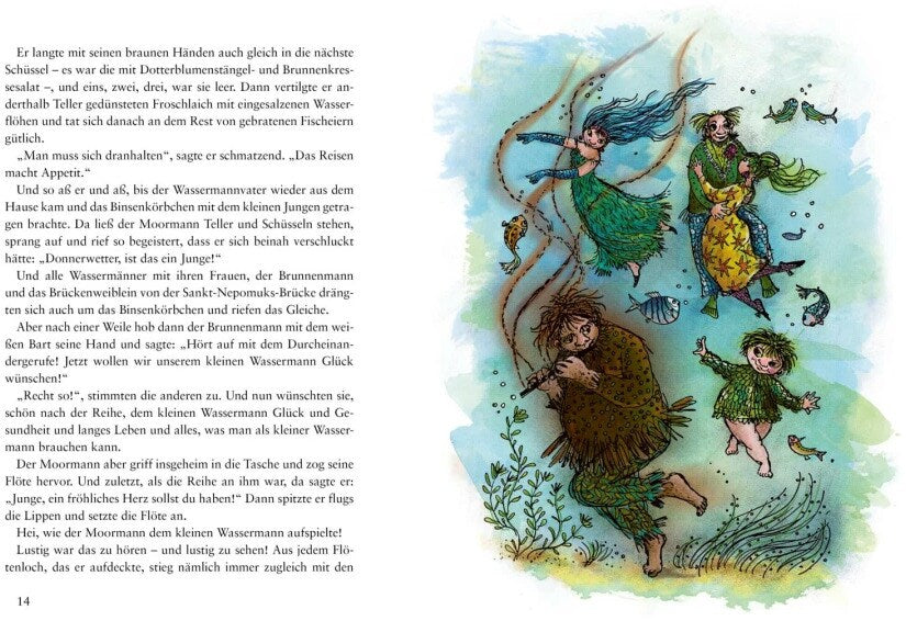 Thienemann Der kleine Wassermann (Deutsch, 2023, Mathias Weber, Winnie Gebhardt, Otfried Preussler)