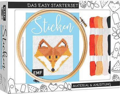 Edition Fischer Sticken - das Easy Starterset für dekorative Kreuzstichmotive (Deutsch, 2023, Jennifer Dargel)
