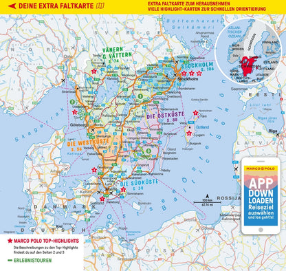 Marco Polo Reiseführer Südschweden, Stockholm (Deutsch, 2023, Tatjana Reiff)