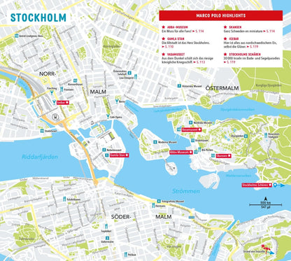 Marco Polo Reiseführer Südschweden, Stockholm (Deutsch, 2023, Tatjana Reiff)