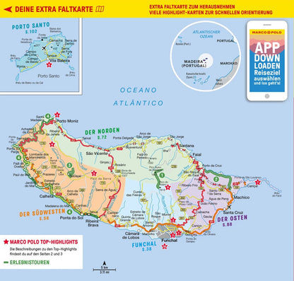 Marco Polo Reiseführer Madeira, Porto Santo (Deutsch, 2023, Sara Lier, Rita Henss)