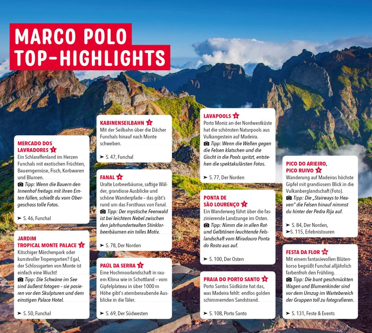 Marco Polo Reiseführer Madeira, Porto Santo (Deutsch, 2023, Sara Lier, Rita Henss)