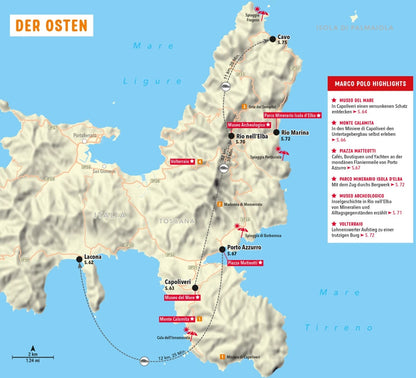 Marco Polo Reiseführer Elba, Toskanischer Archipel (Deutsch, 2023, Maximilian Fleschhut)