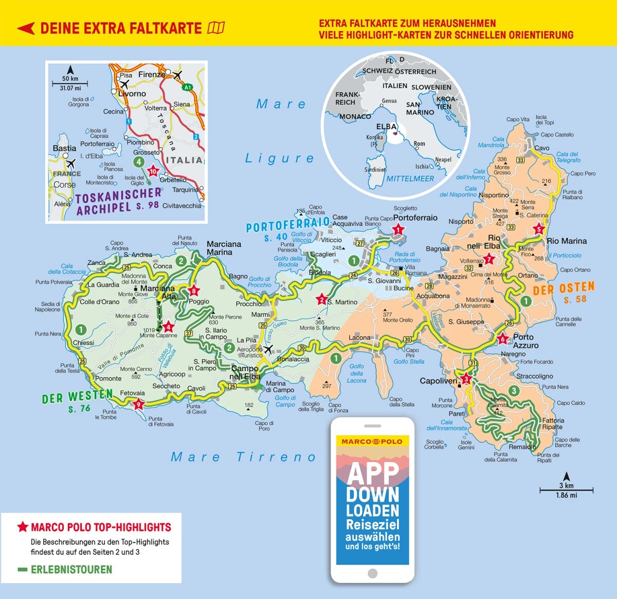 Marco Polo Reiseführer Elba, Toskanischer Archipel (Deutsch, 2023, Maximilian Fleschhut)